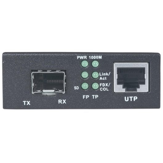 Tarjeta de Red Intellinet 510493 SFP RJ-45 1000 Mbit/s Full Dúplex Metal