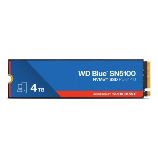 Disco Duro Sandisk WD Blue SN5100 4TB SSD M.2 6900MB/s NVMe PCIe 4.0 Encriptado