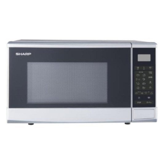 Micro-ondas Sharp R270S 20L 800W Botões LCD Função Descongelar Auto-Cozinhado
