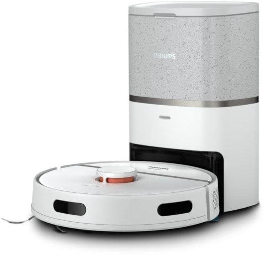 Saugroboter mit Wischfunktion Philips HomeRun Aqua XU3110/02 Mit Absaugstation Navigationsklasse LiDAR 4.000 Pa Allergikerfreundlich