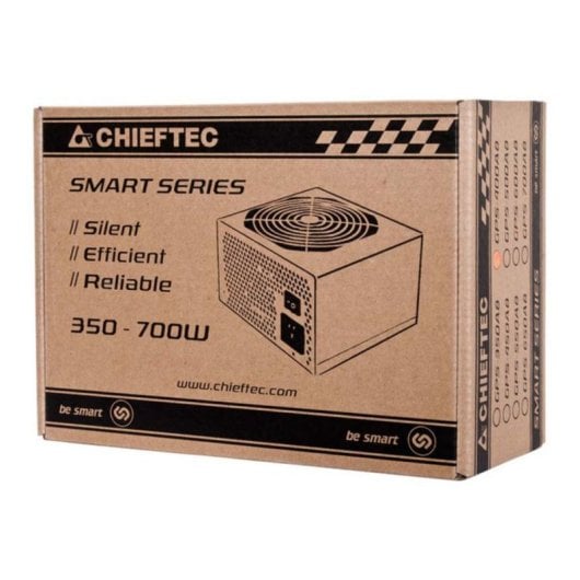 Fuente de Alimentación Chieftec Smart GPS-500A8 500W eficiencia 80 no modular ATX