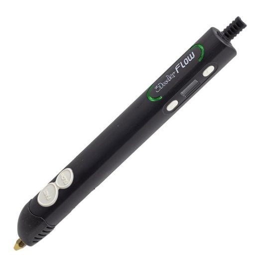 Lápiz 3D 3Doodler Flow Filamento 1,75 mm Negro FFF Pantalla 240 °C