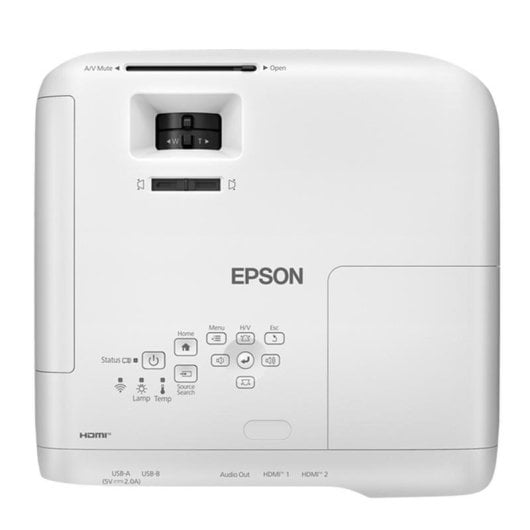 Proyector Epson EB-FH54 FullHD 4100 Lúmenes 304" Lámpara 3LCD Smart Wi-Fi Miracast AirPlay 2