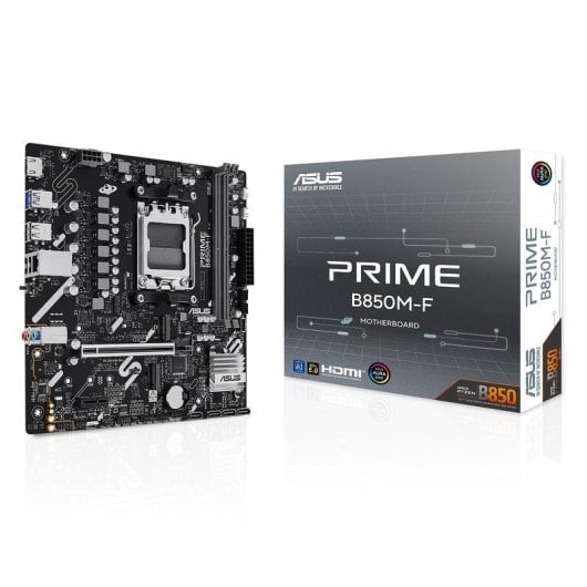 Schede Madri ASUS PRIME B850M-F B850 AM5 DDR5 Micro-ATX PCIe 5.0 M.2