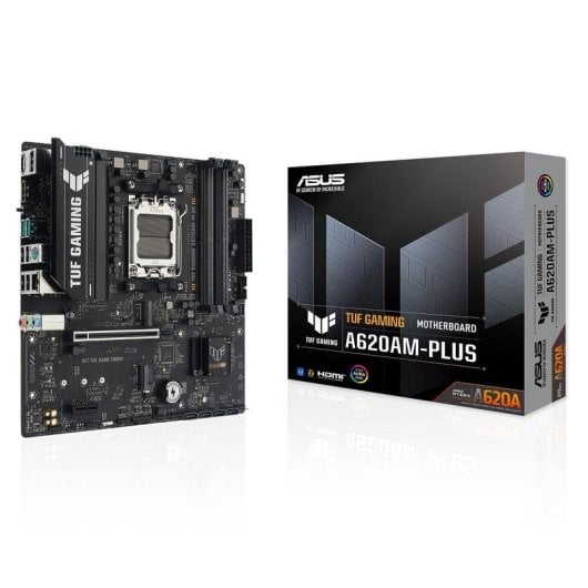 Carte mère ASUS TUF GAMING A620AM-PLUS AMD A620A Socket AM5 DDR5 Micro ATX 2.5GbE M.2 RGB