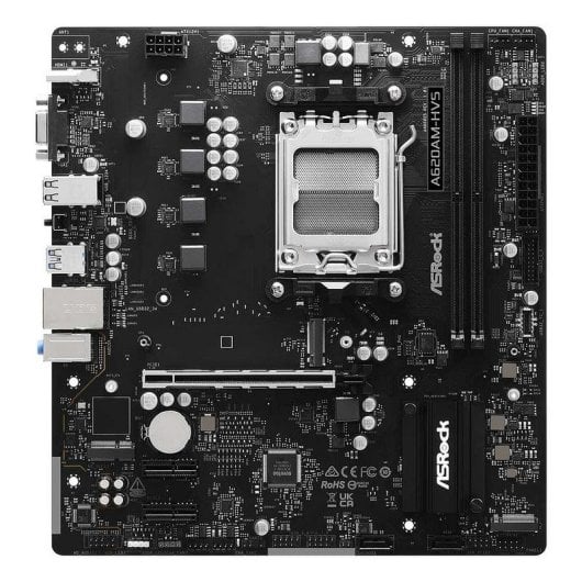 Schede Madri ASRock A620AM-HVS A620 AM5 DDR5 Micro-ATX M.2 PCIe 4.0 USB 3.0