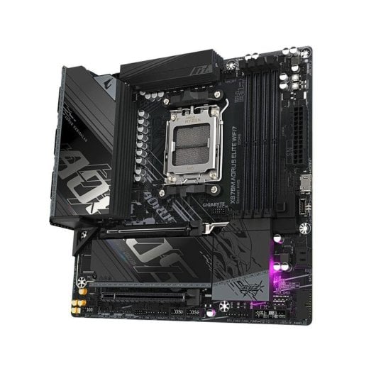 Carte mère Gigabyte X870M AORUS ELITE AMD X870 Socket AM5 DDR5 Micro ATX WiFi 7 USB4 PCIe 5.0 RGB