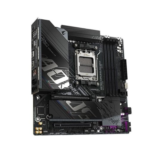 Carte mère Gigabyte X870M AORUS ELITE AMD X870 Socket AM5 DDR5 Micro ATX WiFi 7 USB4 PCIe 5.0 RGB