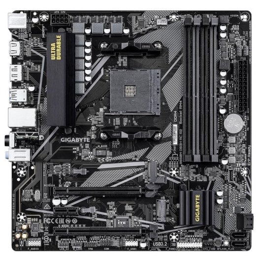 Motherboard Gigabyte B550M DS3H AC R2 B550 AM4 DDR4 Micro ATX Wi-Fi 5 RAID M.2