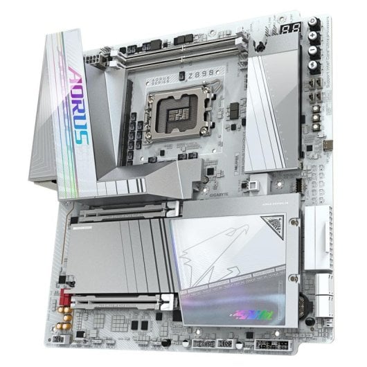 Carte mère Gigabyte Z890 AORUS TACHYON ICE Intel Z890 LGA1851 DDR5 E-ATX WiFi 7 PCIe 5.0 5GbE M.2 RAID RGB