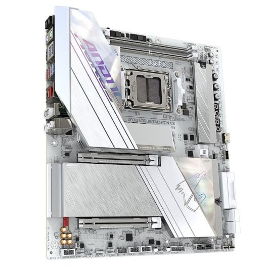 Carte mère Gigabyte X870 AORUS TACHYON ICE X870 AM5 DDR5 E-ATX WiFi 7 PCIe 5.0 USB4 5GbE RAID