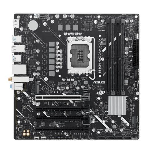 Schede Madri ASUS B860M MAX GAMING AX Intel B860 LGA1851 DDR5 Micro ATX WiFi 6 2.5GbE PCIe 5.0 M.2 RAID
