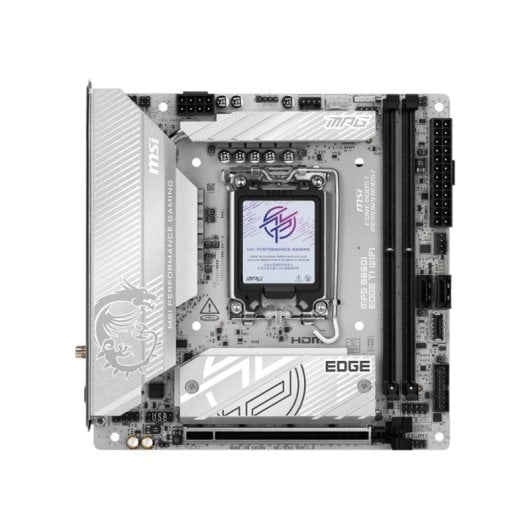 Carte mère MSI MPG B860I EDGE TI WIFI Intel B860 LGA1851 DDR5 Mini ITX Wi-Fi 7 Thunderbolt 4 PCIe 5.0