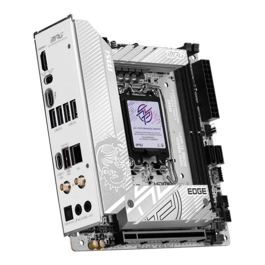 Carte mère MSI MPG B860I EDGE TI WIFI Intel B860 LGA1851 DDR5 Mini ITX Wi-Fi 7 Thunderbolt 4 PCIe 5.0