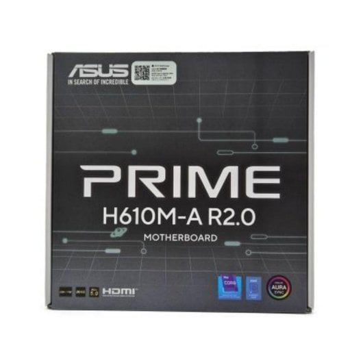 Schede Madri Asus Prime H610M-A R2.0 H610 LGA1700 DDR5 Micro-ATX PCIe 4.0 RGB