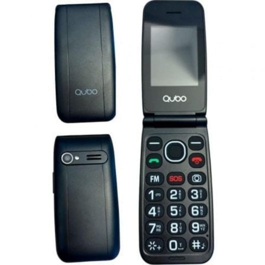 Telemóvel Qubo NEONW-BK 4G para Seniores Preto