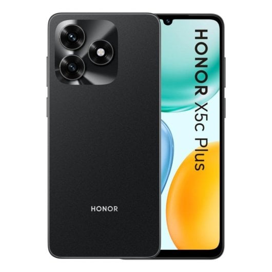 Honor X5c Plus 4 Go 128 Go 6,74" LCD 4G Double SIM Batterie 5260mAh MagicOS 9.0 Noir