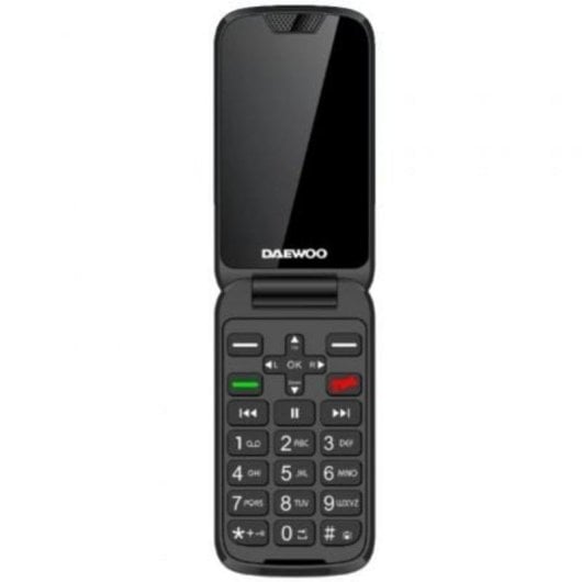 Telemóvel Daewoo DW8005 para Seniores 4G Preto 2,8" + 1,77"