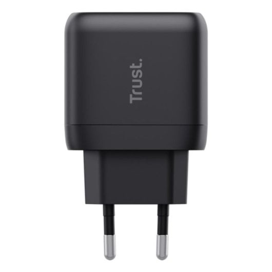 Trust Maxo Carregador GaN USB-C 45W com Cabo USB-C 2m Preto