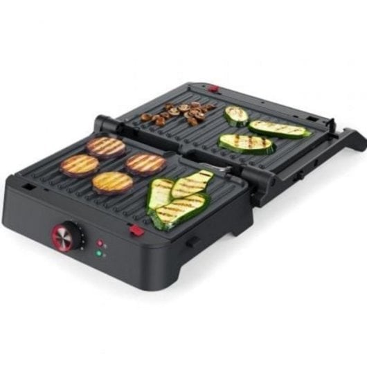 Grill Eléctrico Princess Multi Grill 112418 1800W Placas Desmontables 27.5x18 cm