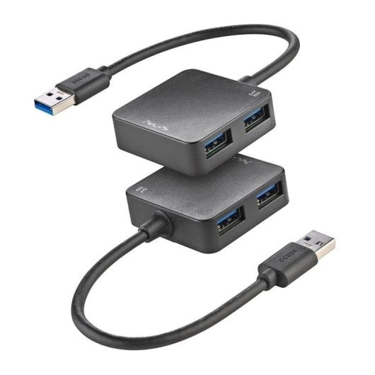 Hub NGS 4 puertos 5 Gbps IHUB 3.0 TINY compacto USB 3.0 cable 18 cm