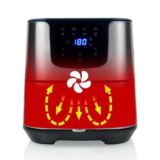 Friteuse à air Princess 183312 5,5L 1700W numérique XXL avec écran LCD