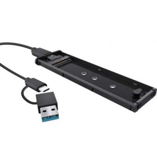 Caja SSD Externa Trust 25806 M.2 Aluminio Negro USB-C 10 Gbit/s