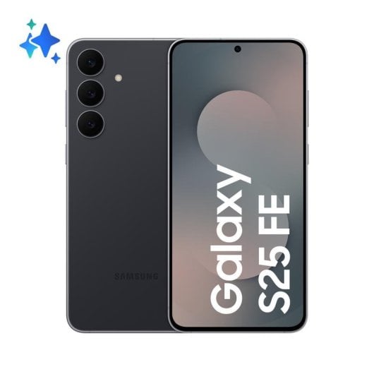 Samsung Galaxy S25 FE 8 Go 256 Go 6,7" AMOLED 5G Double SIM Triple Caméra IP68 Android Noir