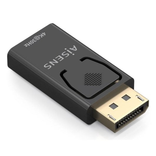 Conversor de vídeo Aisens DP/M-HDMI/H DisplayPort a HDMI 4K Negro