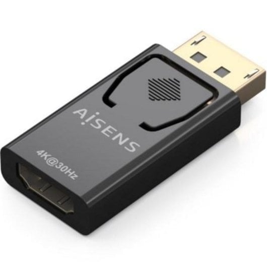 Conversor de vídeo Aisens DP/M-HDMI/H DisplayPort a HDMI 4K Negro