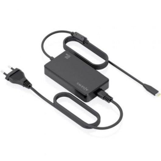 Cargador GaN Aisens ASCH-1PD90D069-BK 90W USB-C PD3.0 1.8m Negro