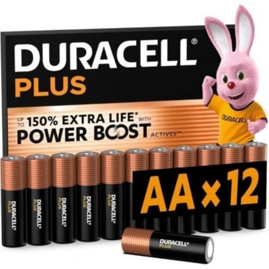 Batteria AA Duracell Plus Power Boost DPBLR6B12 1,5V alcalina 12 pezzi