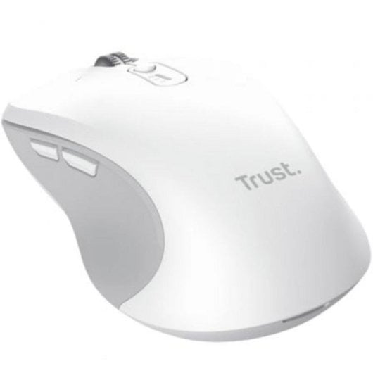 Ratón Trust 25674 Bluetooth 3200DPI Blanco Multidispositivo HyperScroll 9 Botones