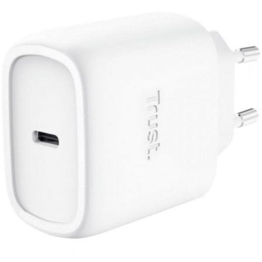 Cargador Trust Maxo GaN 45W USB-C con cable de 2 m y compatibilidad Apple