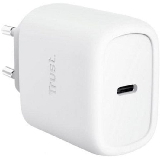 Cargador Trust Maxo GaN 45W USB-C con cable de 2 m y compatibilidad Apple