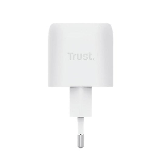 Cargador Trust Maxo GaN 30W USB-C Compacto Blanco Carga Rápida