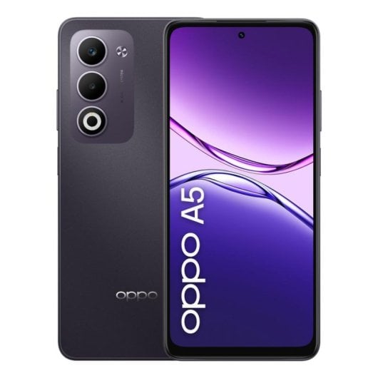 Oppo A5 4GB 128GB 6.67" LCD 90Hz 4G Dual SIM IP65 Câmara 50MP 6000mAh Android 15 Roxo