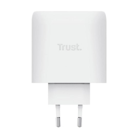 Chargeur GaN Trust Maxo 65W USB-C câble 2m charge rapide blanc