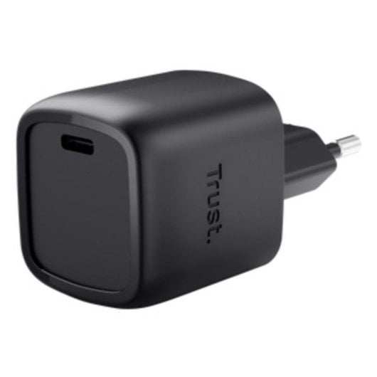 Carregador Trust Maxo GaN USB-C 30W Compacto Carga Rápida e Sustentável