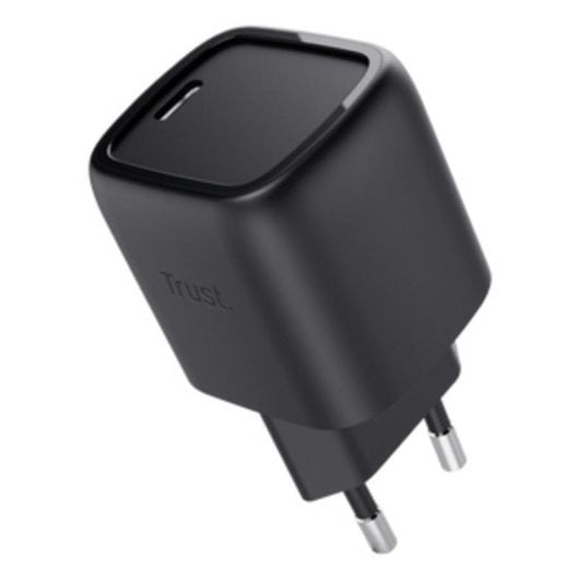 Carregador Trust Maxo GaN USB-C 30W Compacto Carga Rápida e Sustentável