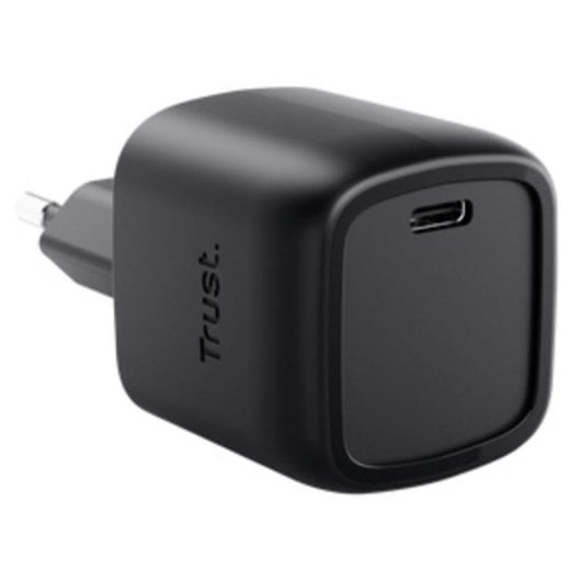 Carregador Trust Maxo GaN USB-C 30W Compacto Carga Rápida e Sustentável