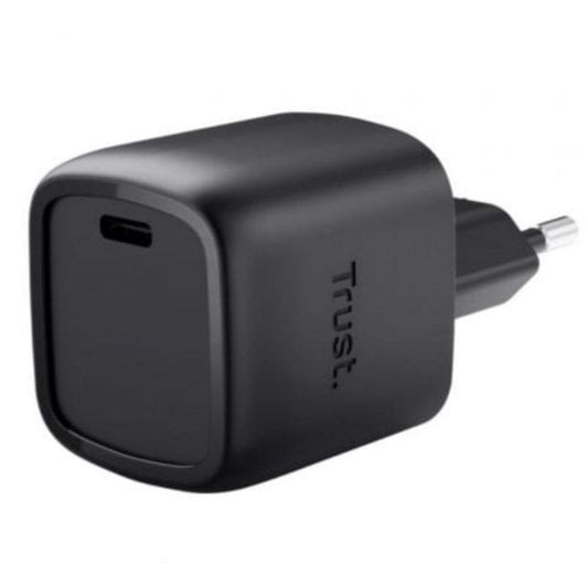 Carregador Trust Maxo GaN USB-C 30W Compacto Carga Rápida e Sustentável