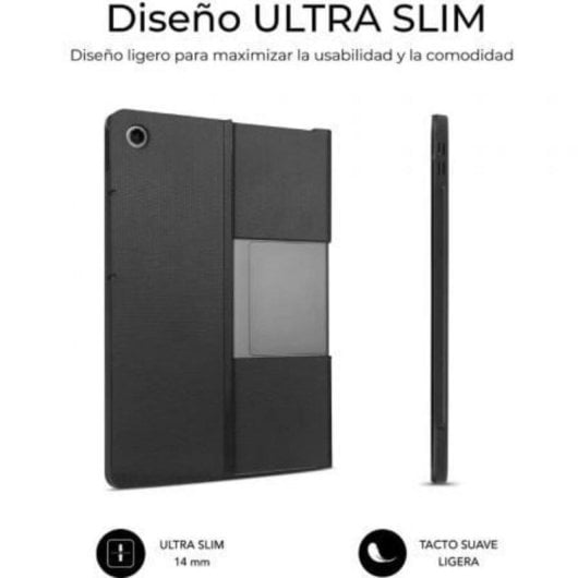 Funda Subblim Shock Case Lenovo Tab Plus 11.5" Negra Esquinas Reforzadas SmartCover