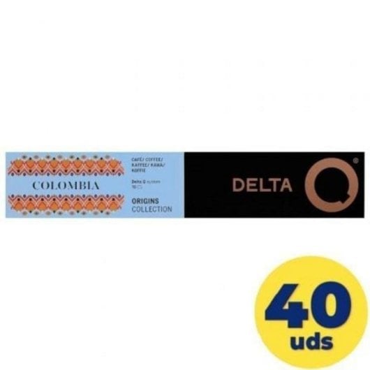 Capsula caffè Delta Q Colombia espresso intensità 8 note floreali e cioccolato