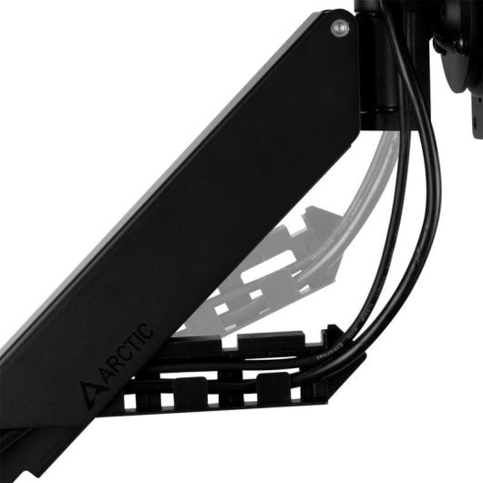 Monitorhalterung Arctic X1-3D Clamp 43 Zoll Gasfeder höhenverstellbar Schwarz