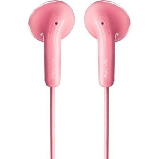 Kopfhörer NGS Cross Flip kabelgebunden 3,5 mm Klinke Mikrofon Pink