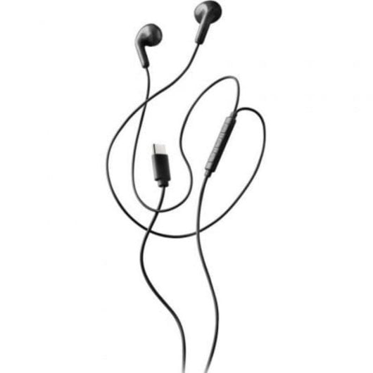 Auriculares NGS Cross Glide mit Kabel USB-C, Mikrofon, Multifunktionstaste, Schwarz