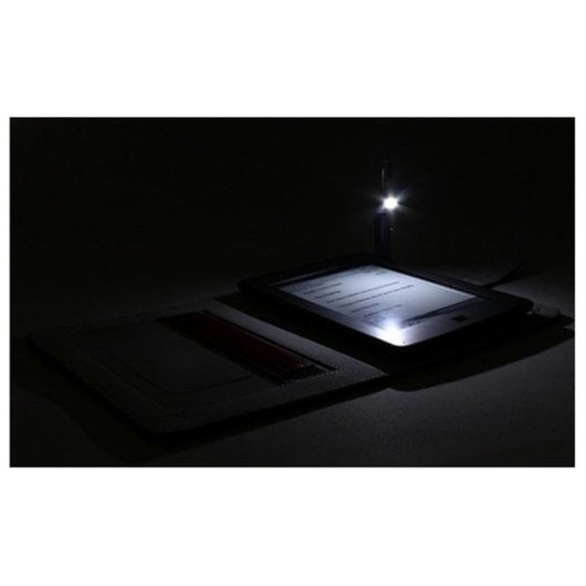 E-Book-Hülle Woxter EB26-009 Universal 6" Leder Schwarz mit Leselicht