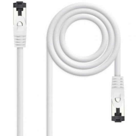 Cable de red Nanocable 10.20.2002-W Cat.8.1 SSTP 2m blanco LSZH 40Gbps