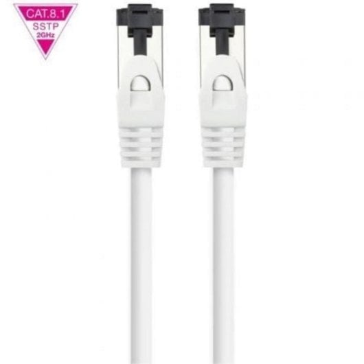 Cable de red Nanocable 10.20.2002-W Cat.8.1 SSTP 2m blanco LSZH 40Gbps
